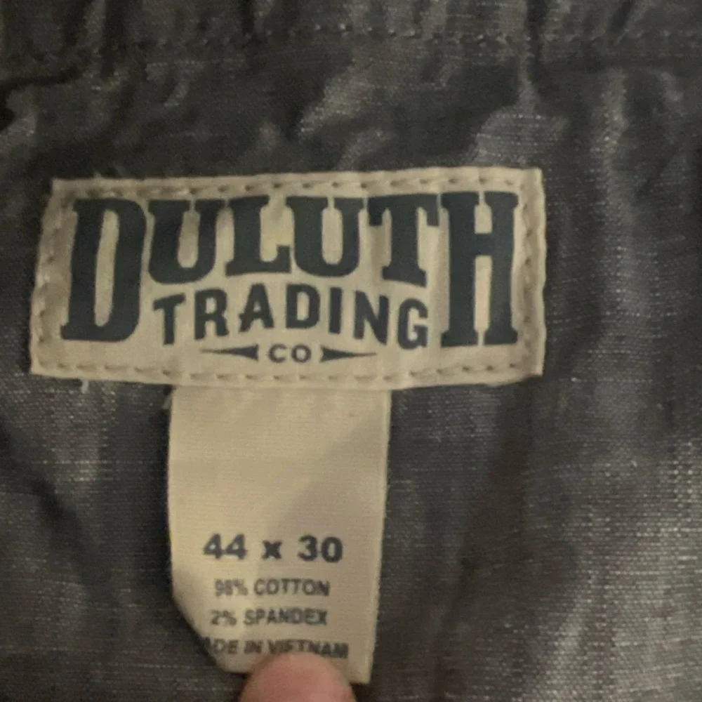 Duluth Trading Co. Flex Ballroom Khakis Men's Beige Twill‎ Stretch Relaxed 44W